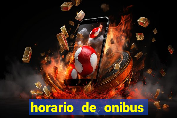 horario de onibus santos dumont x juiz de fora